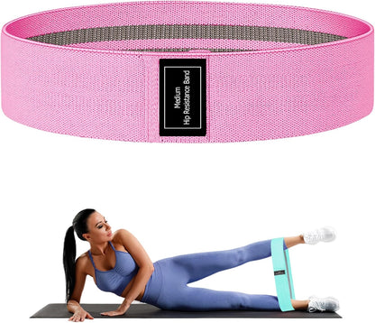 Resistance Bands, Fabric Workout Bands for Women & Men, Cloth Booty Resistance Loop Bands, Thick Squat Bands for Home Fitness, Gym, Yoga, Pilates for Butt Legs Thigh Hip Glute