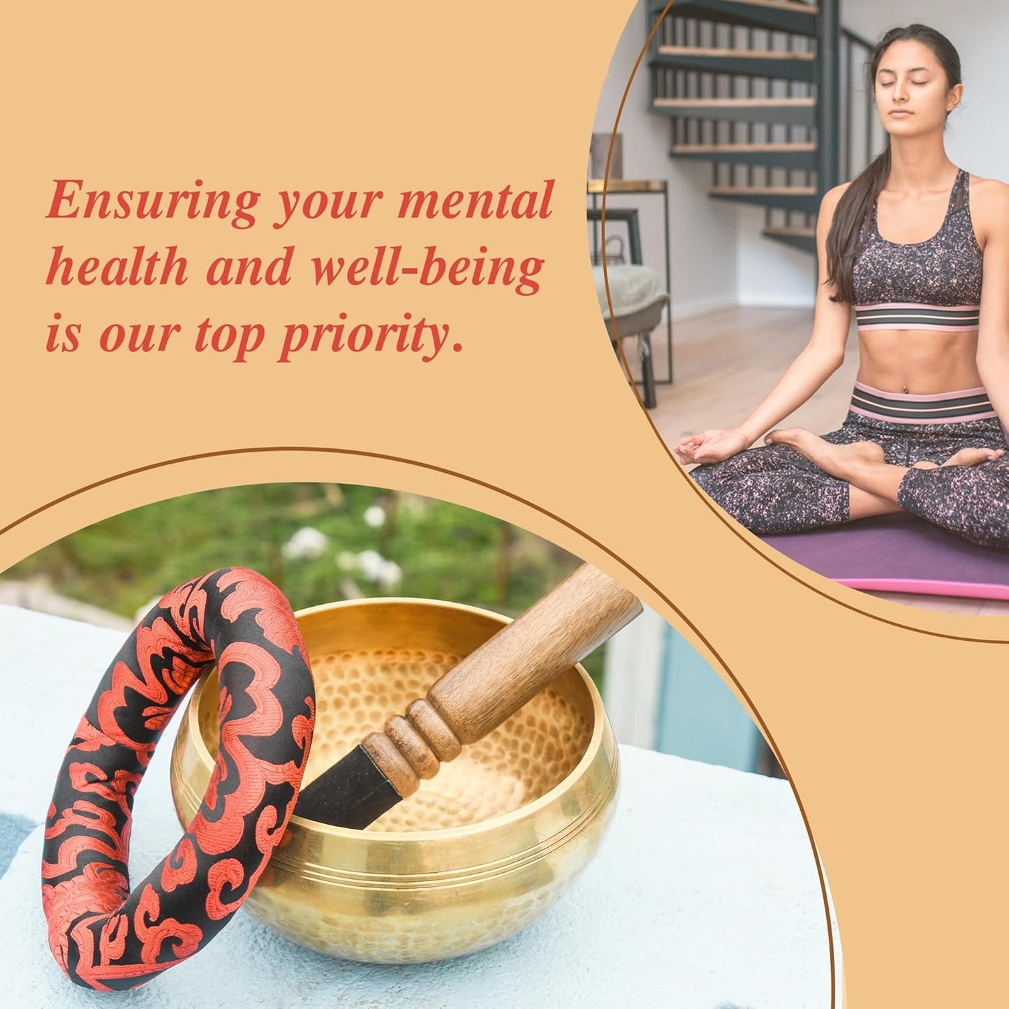 Tibetan Singing Bowl Set - Authentic Cuencos Tibetanos for Sound Healing, Meditation & Chakra Balancing - Includes Cushion, Mallet-Unique Spiritual Gifts for Women and Men (7 Chakra Hand Hammered Set)