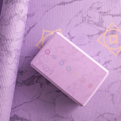 MYGA Yoga Block,Lightweight EVA Foam Yoga Brick,High Density Non-Slip Block for Yoga Poses, Pilates, Balance and Flexibility