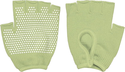 Yoga Gloves, Non Slip Fingerless Pilates Gloves Breathable Exercise Workout Mittens
