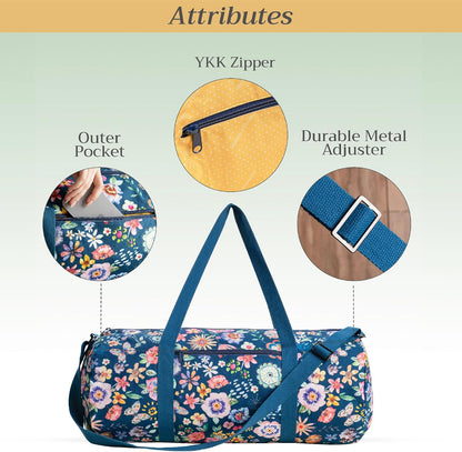 Maison d' Hermine Yoga Mat bag, Cylindrical bag for Woman&Men, yoga mat Bag &Adjustable shoulder straps Yoga Mat Carrier Bag with Drawstring Water Bottle Pocket and zipper pocket Easter Gifts