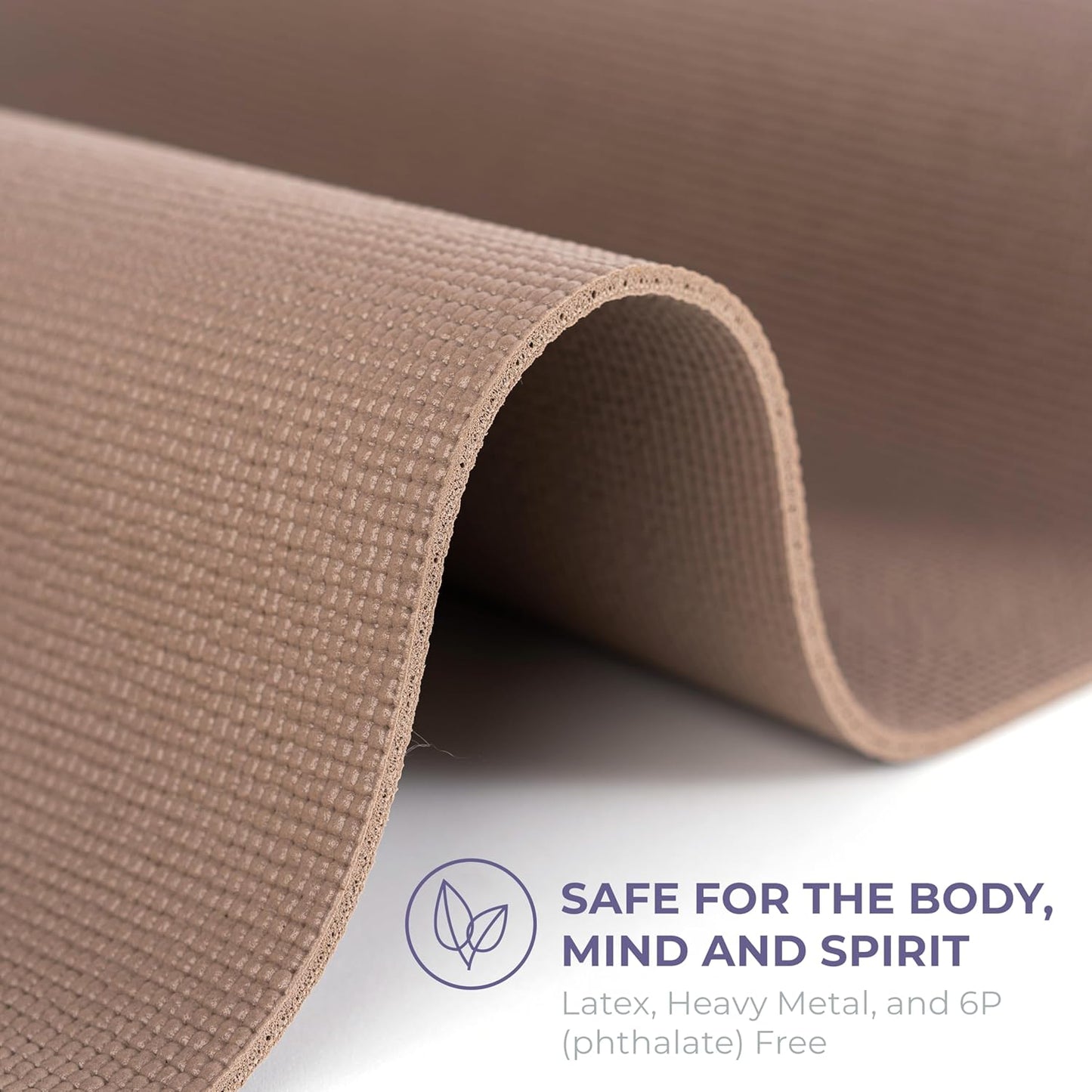Ascend Yoga Mat - Premium 6mm Thick, 72" x 24", Solid or Reversible Print, Non Slip, Tear Resistant, Workout Mats for Pilates, Home, Studio, Fitness, Gym, Training, Floor Stretching