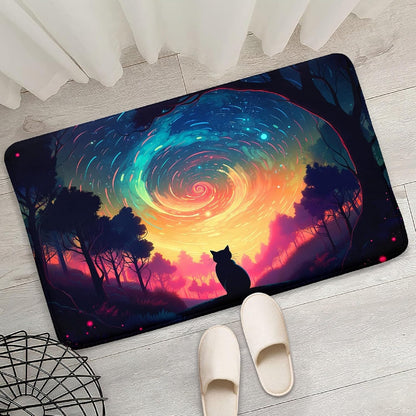 Black Girl Area Rug for Bedroom African American Rugs for Room Princess Carpet Kids Rugs for Bedroom African Girls Carpet for Living Room Teen Girls Yoga Mats, Pink, 4'×5'