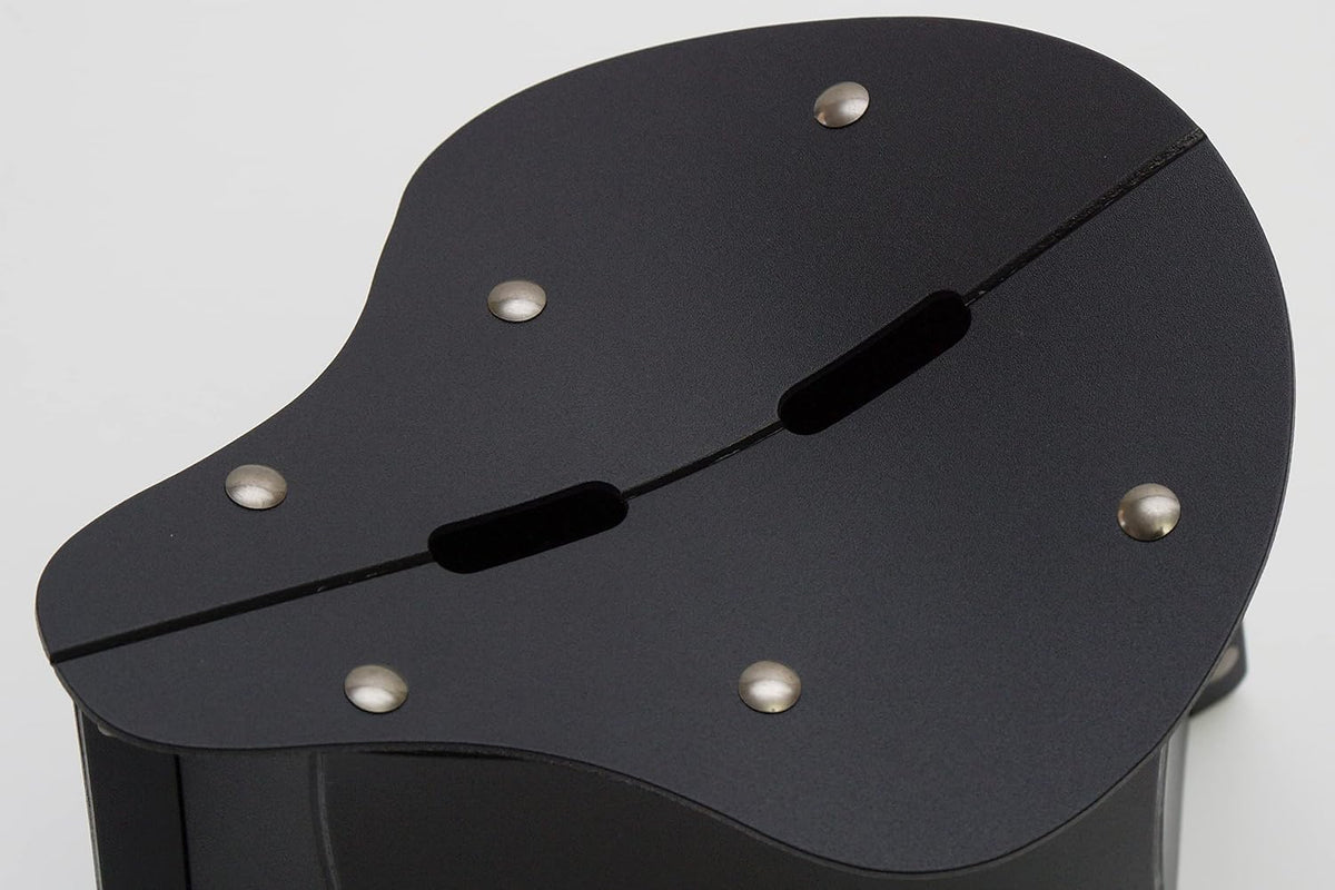Foldable Meditation Kneeling Bench (Seiza), Portable and Lightweight, 5.3 in, 180g, Black