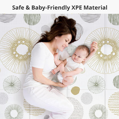 Extra Large Baby Play Mat 79x70, Foldable Baby Play Mat,0.4" Playmat