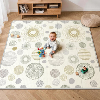 Extra Large Baby Play Mat 79x70, Foldable Baby Play Mat,0.4" Playmat