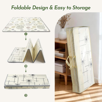 Extra Large Baby Play Mat 79x70, Foldable Baby Play Mat,0.4" Playmat