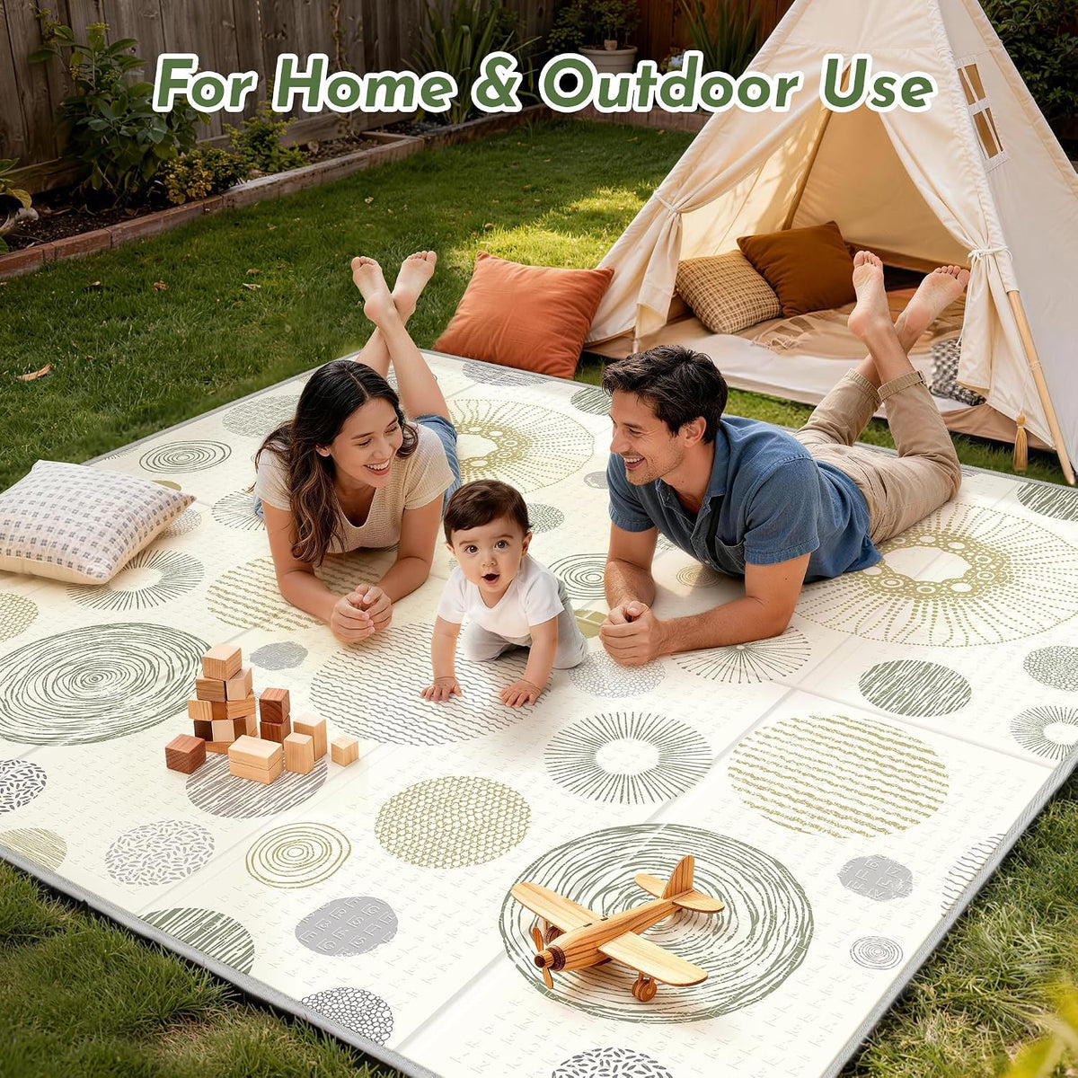 Extra Large Baby Play Mat 79x70, Foldable Baby Play Mat,0.4" Playmat