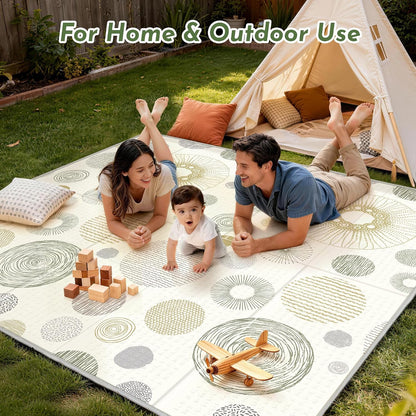 Extra Large Baby Play Mat 79x70, Foldable Baby Play Mat,0.4" Playmat