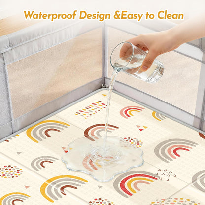 Extra Large Baby Play Mat 79x70, Foldable Baby Play Mat,0.4" Playmat