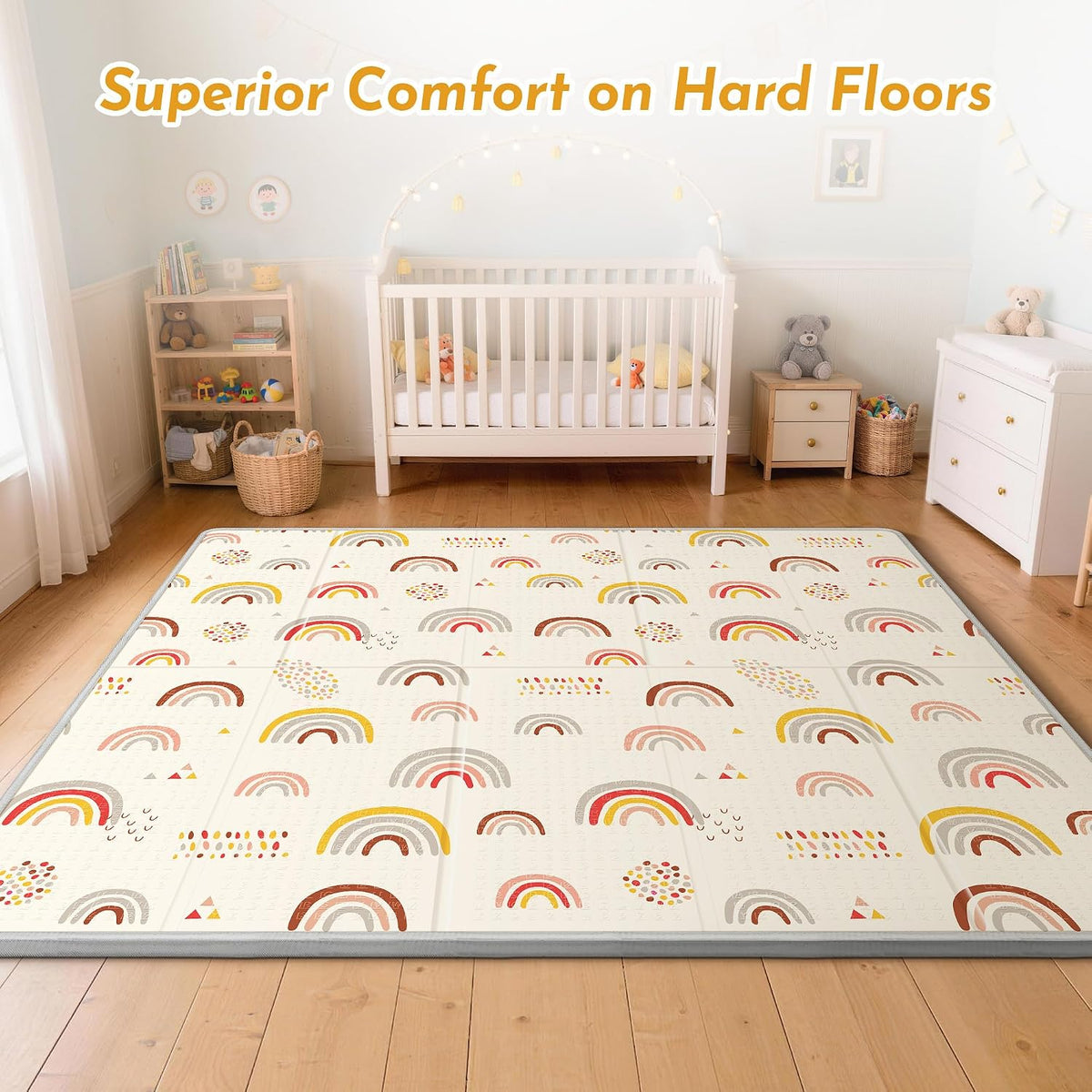 Extra Large Baby Play Mat 79x70, Foldable Baby Play Mat,0.4" Playmat