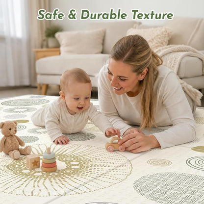 Extra Large Baby Play Mat 79x70, Foldable Baby Play Mat,0.4" Playmat