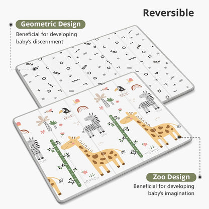 Extra Large Baby Play Mat 79x70, Foldable Baby Play Mat,0.4" Playmat