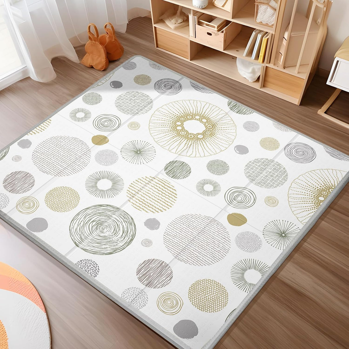 Extra Large Baby Play Mat 79x70, Foldable Baby Play Mat,0.4" Playmat
