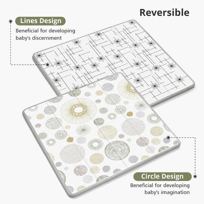 Extra Large Baby Play Mat 79x70, Foldable Baby Play Mat,0.4" Playmat