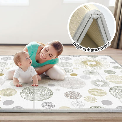 Extra Large Baby Play Mat 79x70, Foldable Baby Play Mat,0.4" Playmat