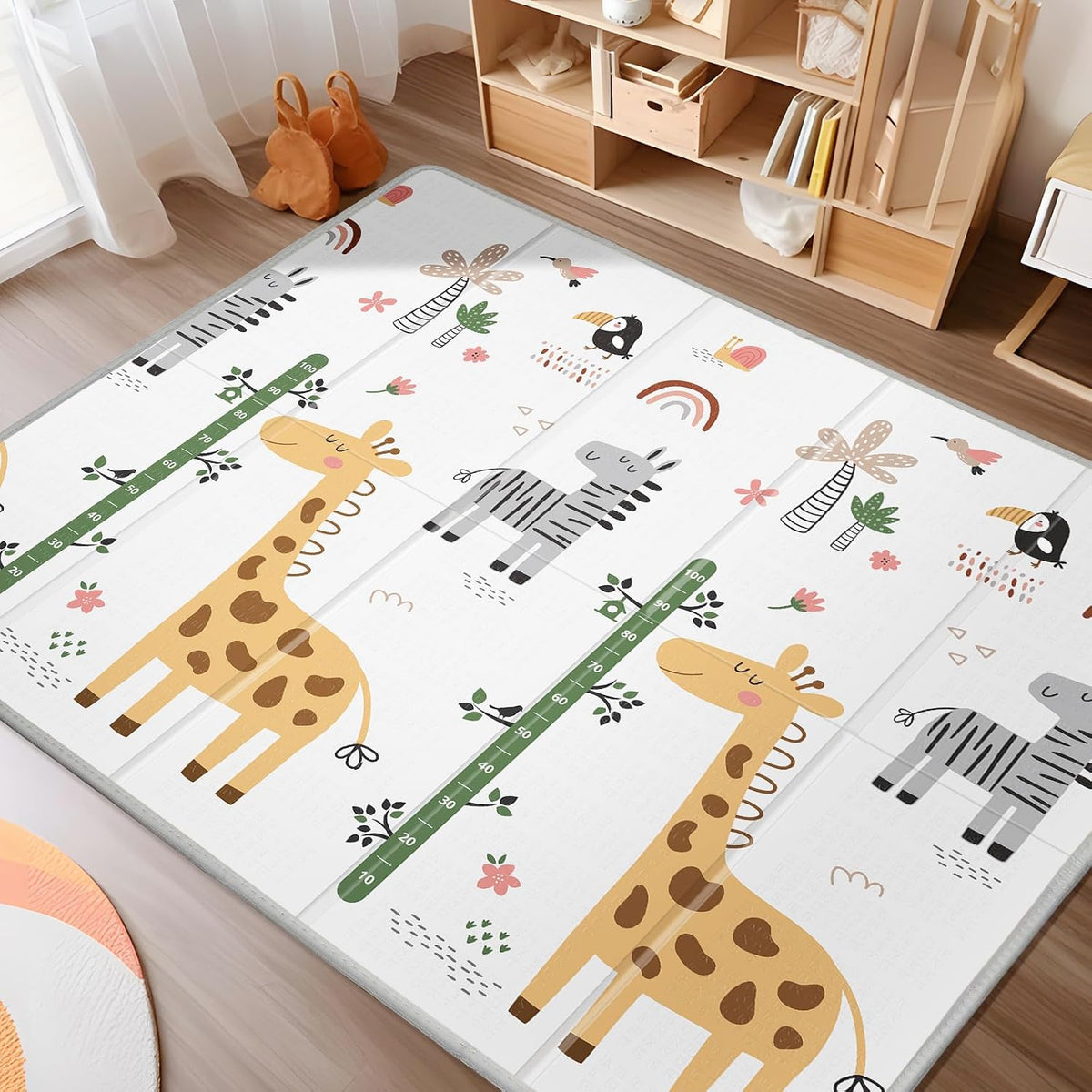 Extra Large Baby Play Mat 79x70, Foldable Baby Play Mat,0.4" Playmat