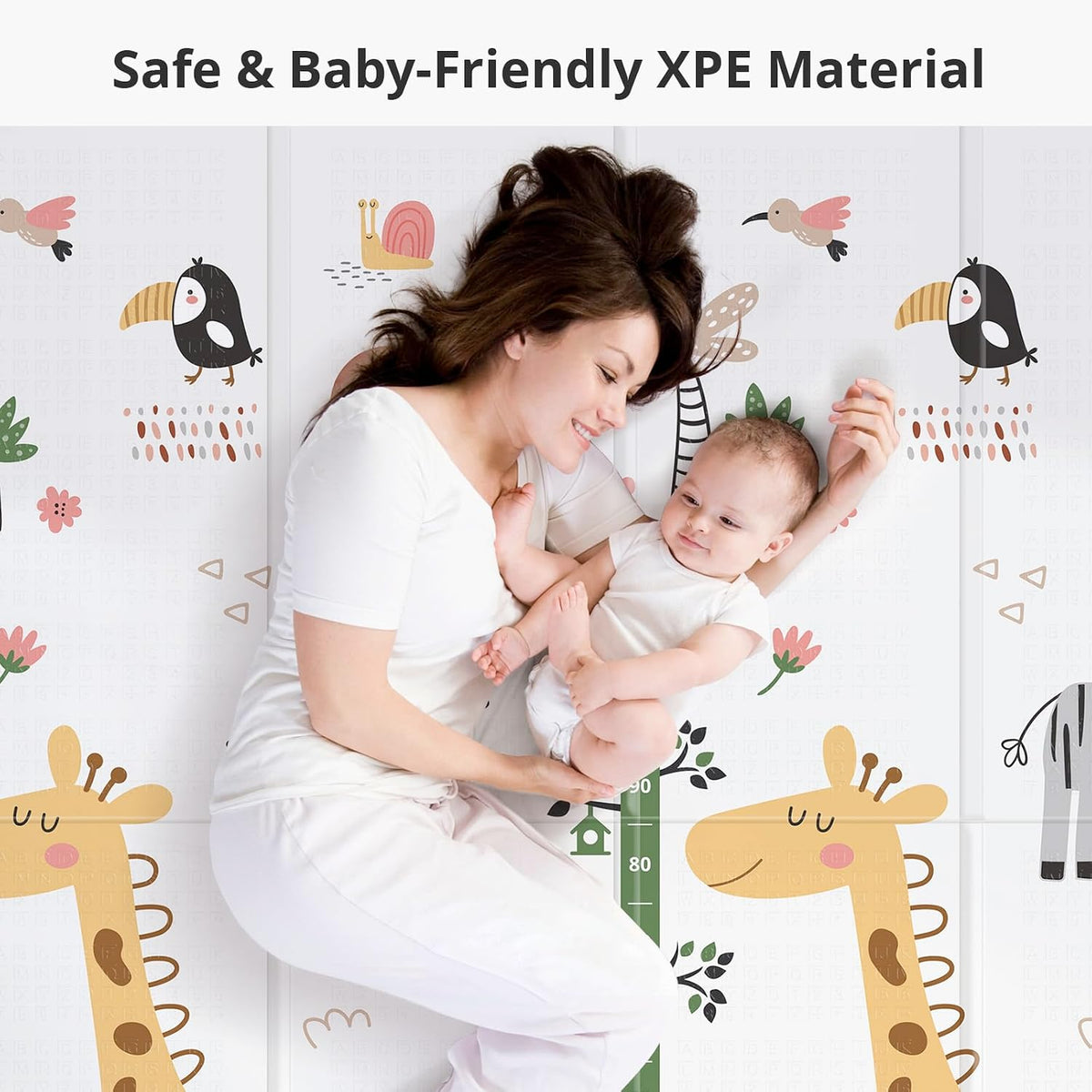 Extra Large Baby Play Mat 79x70, Foldable Baby Play Mat,0.4" Playmat