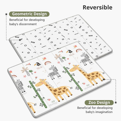 Extra Large Baby Play Mat 79x70, Foldable Baby Play Mat,0.4" Playmat