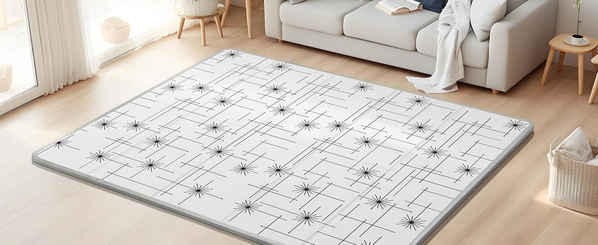 Extra Large Baby Play Mat 79x70, Foldable Baby Play Mat,0.4" Playmat