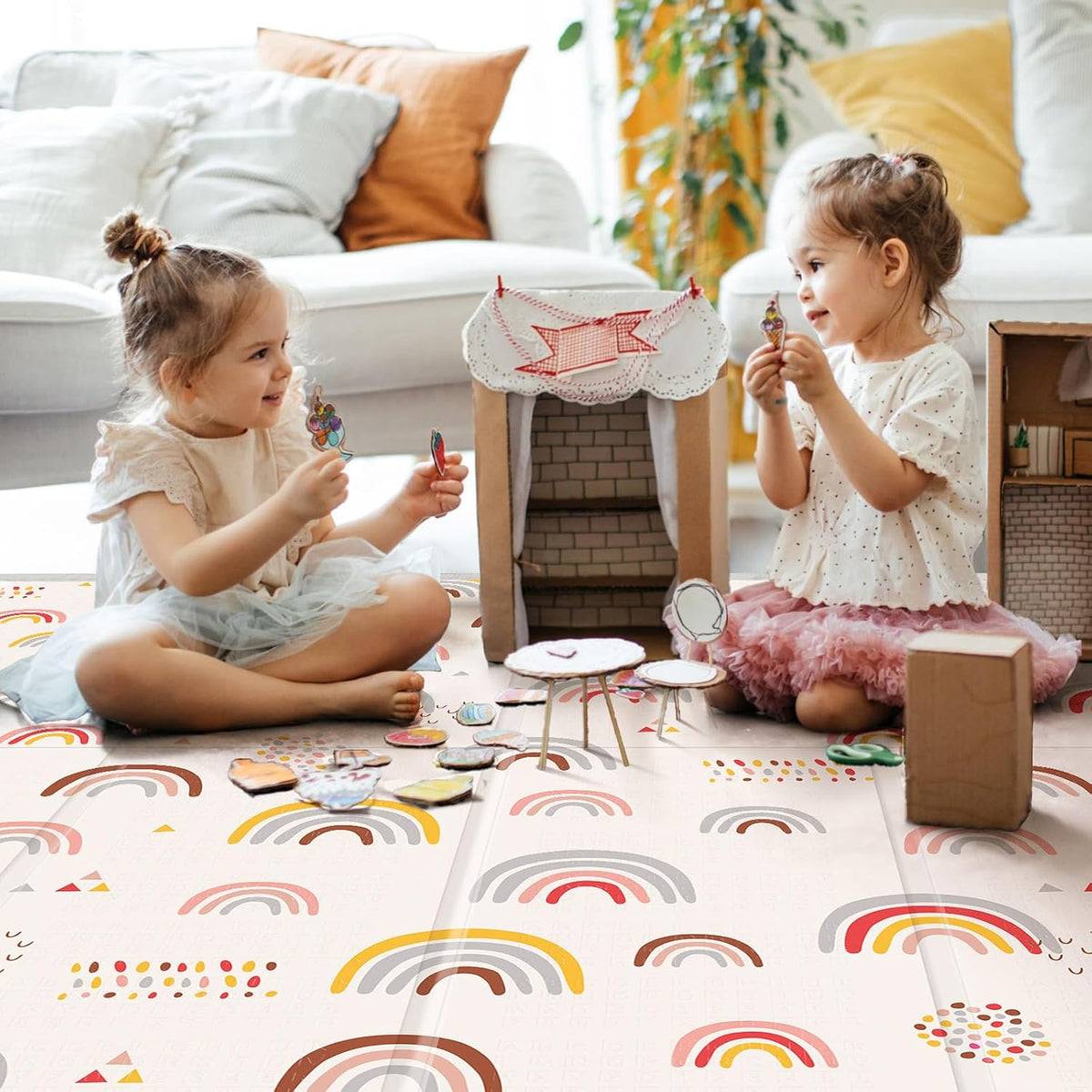 Extra Large Baby Play Mat 79x70, Foldable Baby Play Mat,0.4" Playmat