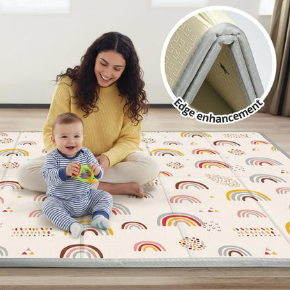 Extra Large Baby Play Mat 79x70, Foldable Baby Play Mat,0.4" Playmat