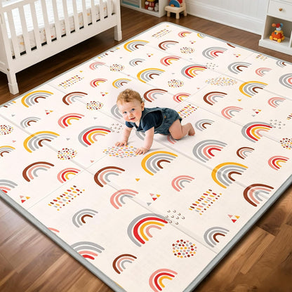 Extra Large Baby Play Mat 79x70, Foldable Baby Play Mat,0.4" Playmat
