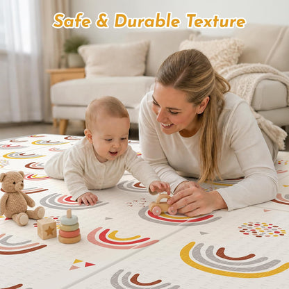 Extra Large Baby Play Mat 79x70, Foldable Baby Play Mat,0.4" Playmat