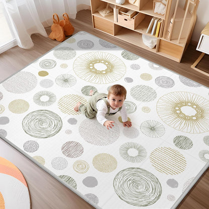Extra Large Baby Play Mat 79x70, Foldable Baby Play Mat,0.4" Playmat