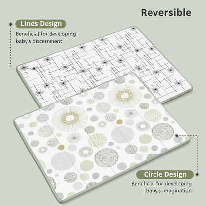 Extra Large Baby Play Mat 79x70, Foldable Baby Play Mat,0.4" Playmat