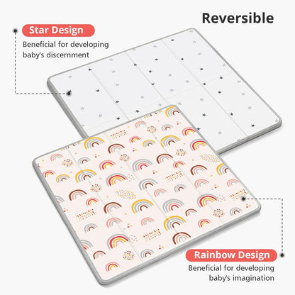 Extra Large Baby Play Mat 79x70, Foldable Baby Play Mat,0.4" Playmat