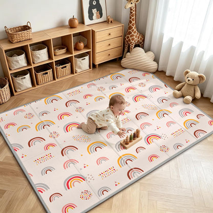 Extra Large Baby Play Mat 79x70, Foldable Baby Play Mat,0.4" Playmat