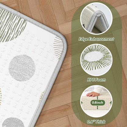 Extra Large Baby Play Mat 79x70, Foldable Baby Play Mat,0.4" Playmat