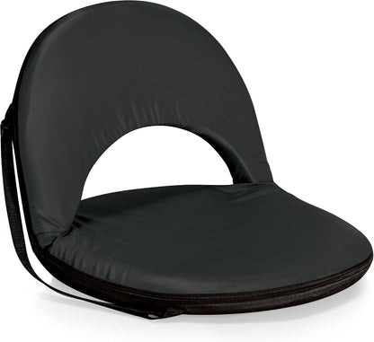 PICNIC TIME Oniva Portable Reclining Stadium Seat with Back Support, Folding Bleacher Chairs with Back and Cushion, Thick Padded Bench Seat and Armrest, Includes Six Backrest Positions