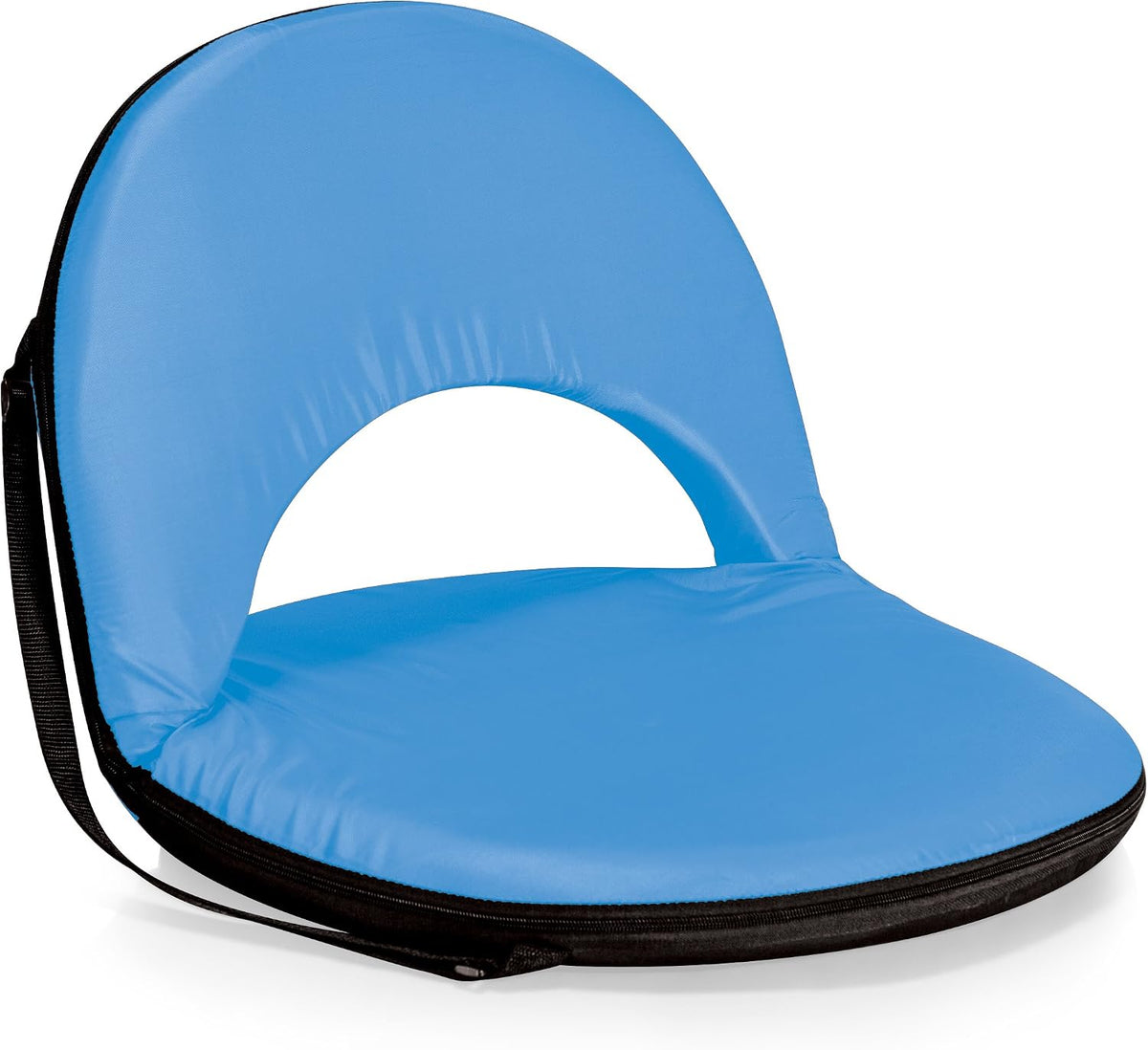 PICNIC TIME Oniva Portable Reclining Stadium Seat with Back Support, Folding Bleacher Chairs with Back and Cushion, Thick Padded Bench Seat and Armrest, Includes Six Backrest Positions