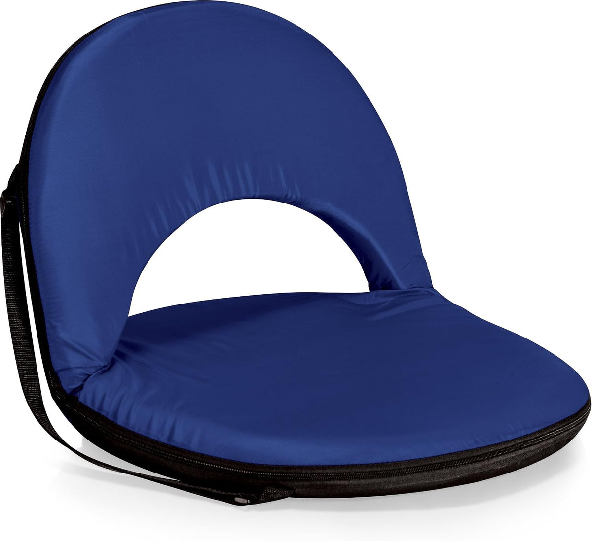 PICNIC TIME Oniva Portable Reclining Stadium Seat with Back Support, Folding Bleacher Chairs with Back and Cushion, Thick Padded Bench Seat and Armrest, Includes Six Backrest Positions