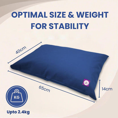 Yoga Pillow, Yoga Pillow for Meditation Practices, Versatile Meditation Bolster, Comfortable Floor & Kneeling Pillow, Iyengar yoga pilow - Comfort for Every Practice
