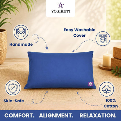 Yoga Pillow, Yoga Pillow for Meditation Practices, Versatile Meditation Bolster, Comfortable Floor & Kneeling Pillow, Iyengar yoga pilow - Comfort for Every Practice