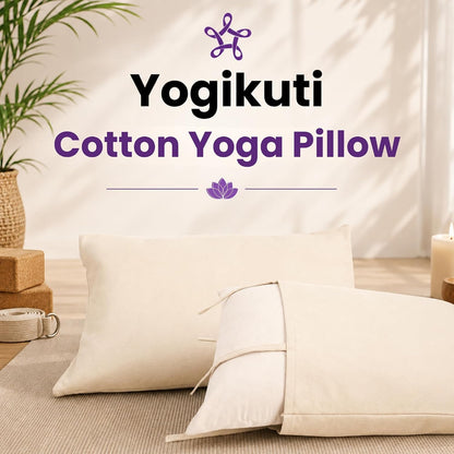 Yoga Pillow, Yoga Pillow for Meditation Practices, Versatile Meditation Bolster, Comfortable Floor & Kneeling Pillow, Iyengar yoga pilow - Comfort for Every Practice