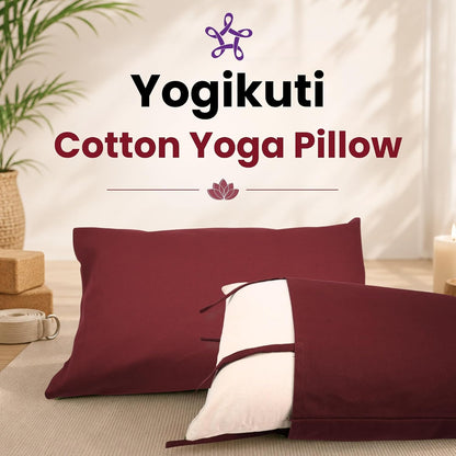 Yoga Pillow, Yoga Pillow for Meditation Practices, Versatile Meditation Bolster, Comfortable Floor & Kneeling Pillow, Iyengar yoga pilow - Comfort for Every Practice