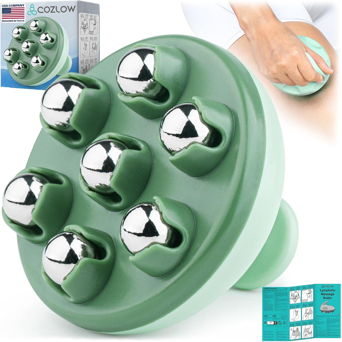 Massage Ball, Muscle Massager Roller, Trigger Point Deep Tissue Release