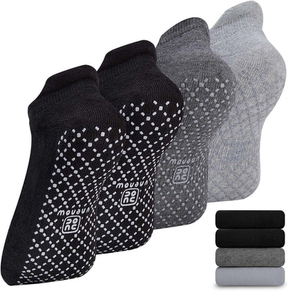 Unisex Non Slip Grip Socks for Yoga Pilates Barre Home & Hospital