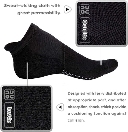 Unisex Non Slip Grip Socks for Yoga Pilates Barre Home & Hospital