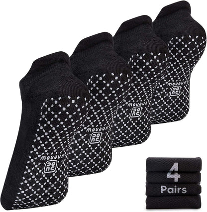 Unisex Non Slip Grip Socks for Yoga Pilates Barre Home & Hospital