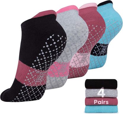 Unisex Non Slip Grip Socks for Yoga Pilates Barre Home & Hospital