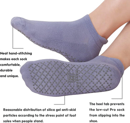 Unisex Non Slip Grip Socks for Yoga Pilates Barre Home & Hospital