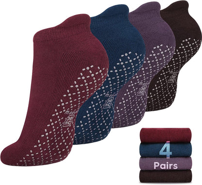 Unisex Non Slip Grip Socks for Yoga Pilates Barre Home & Hospital