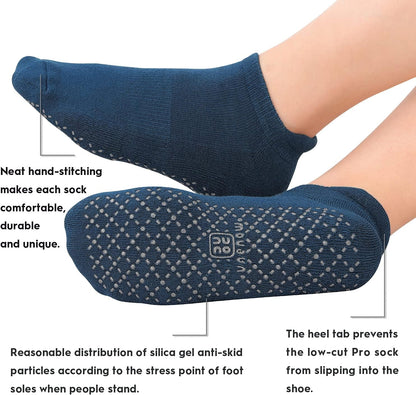 Unisex Non Slip Grip Socks for Yoga Pilates Barre Home & Hospital