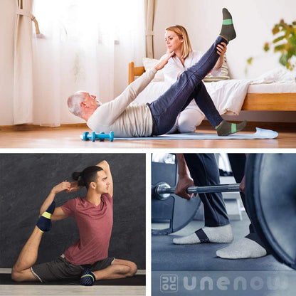 Unisex Non Slip Grip Socks for Yoga Pilates Barre Home & Hospital
