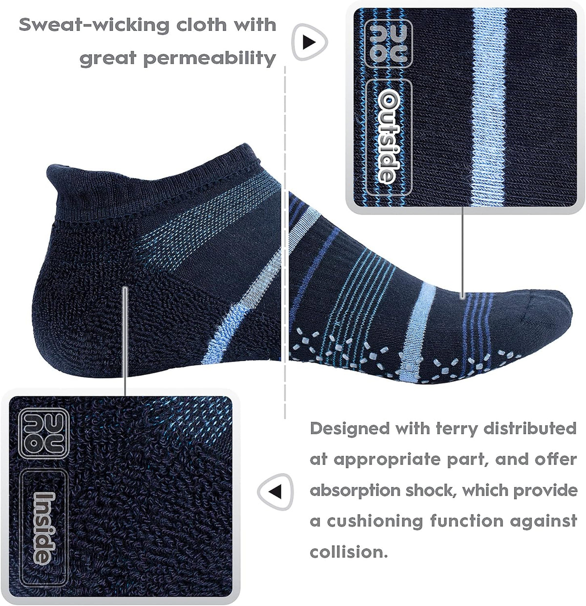 Unisex Non Slip Grip Socks for Yoga Pilates Barre Home & Hospital